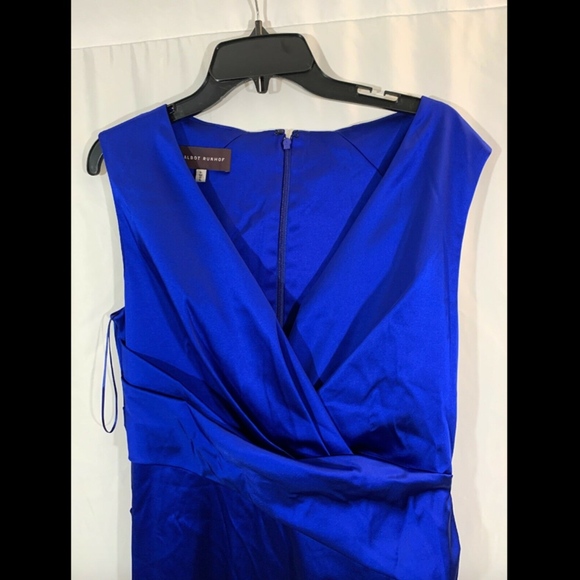 NEW $1675 Talbot Runhof Stretch Duchess Satin Gown - Picture 3 of 8